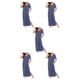 thumbnail image 2 of Minnieouse Camisones de algodón sexy de manga corta para mujer – Intimate Moments Made Camisones y camisones de mujer Ropa de dormir azul XXL Type2 NO2, 2 of 6