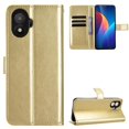 thumbnail image 4 of Wallet Case for TCL K70 SE 4G with Card Holder, PU Leather Flip Phone Case with Kickstand Magnetic Closure Wrist Strap Gold, 4 of 5