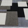 thumbnail image 4 of Allstar Grey Modern Geometric square Contemporary design Area Rug (5' 2" x 7' 2"), 4 of 7