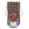 thumbnail image 2 of 1PCS Christmas Wine Bags With Reusable Snowman Santa Wine Bags For Xmas Holiday De, 2 of 8