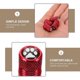 thumbnail image 4 of 4pcs Tire Valve Covers Car Tire Valve Caps Paw Print Tire Valve Cap Vehicle Tire Valve Cap, 4 of 4