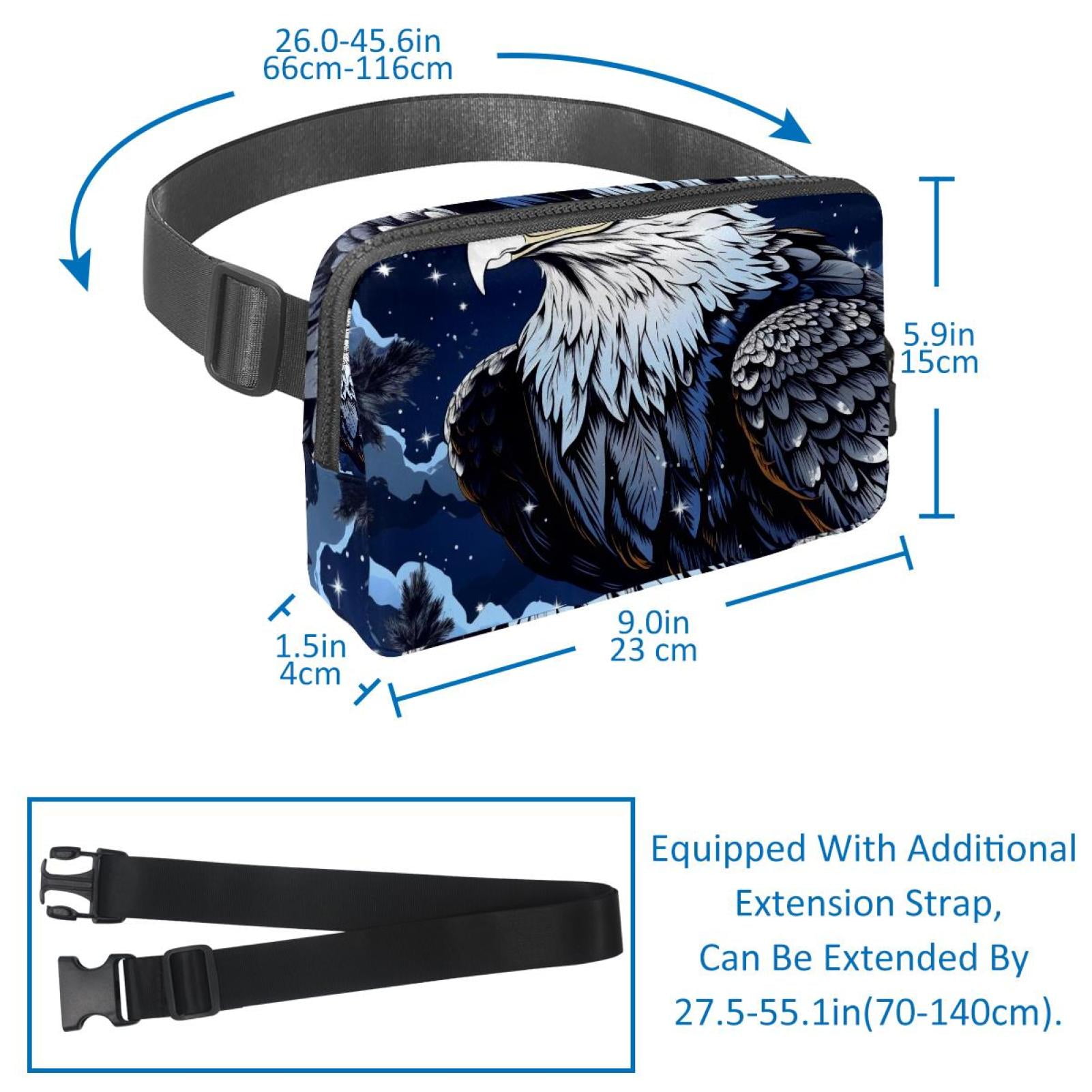 Bird Adjustable Lightweight Unisex Waist Bag Running Belt with Extension Strap Money Belt Holder