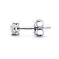 thumbnail image 3 of 18ct White Gold Jewelco London 0.5ct Diamond Solitaire Stud Earrings, 3 of 5
