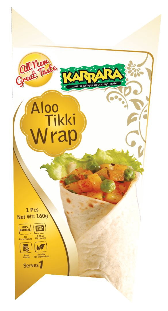 Karrara Aloo Tikki Wrap - Walmart.ca