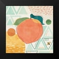 thumbnail image 2 of Veronique Charron 12x12 Black Modern Wood Framed Wall Art Titled - Fruit Frenzy III, 2 of 5
