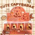 thumbnail image 2 of Sacapuntas Capibala Labubu muñeca lápiz de puntada 16 Uds dibujos animados lindo estudiante afilado herramientas papelería niños útiles escolares regalo, 2 of 5