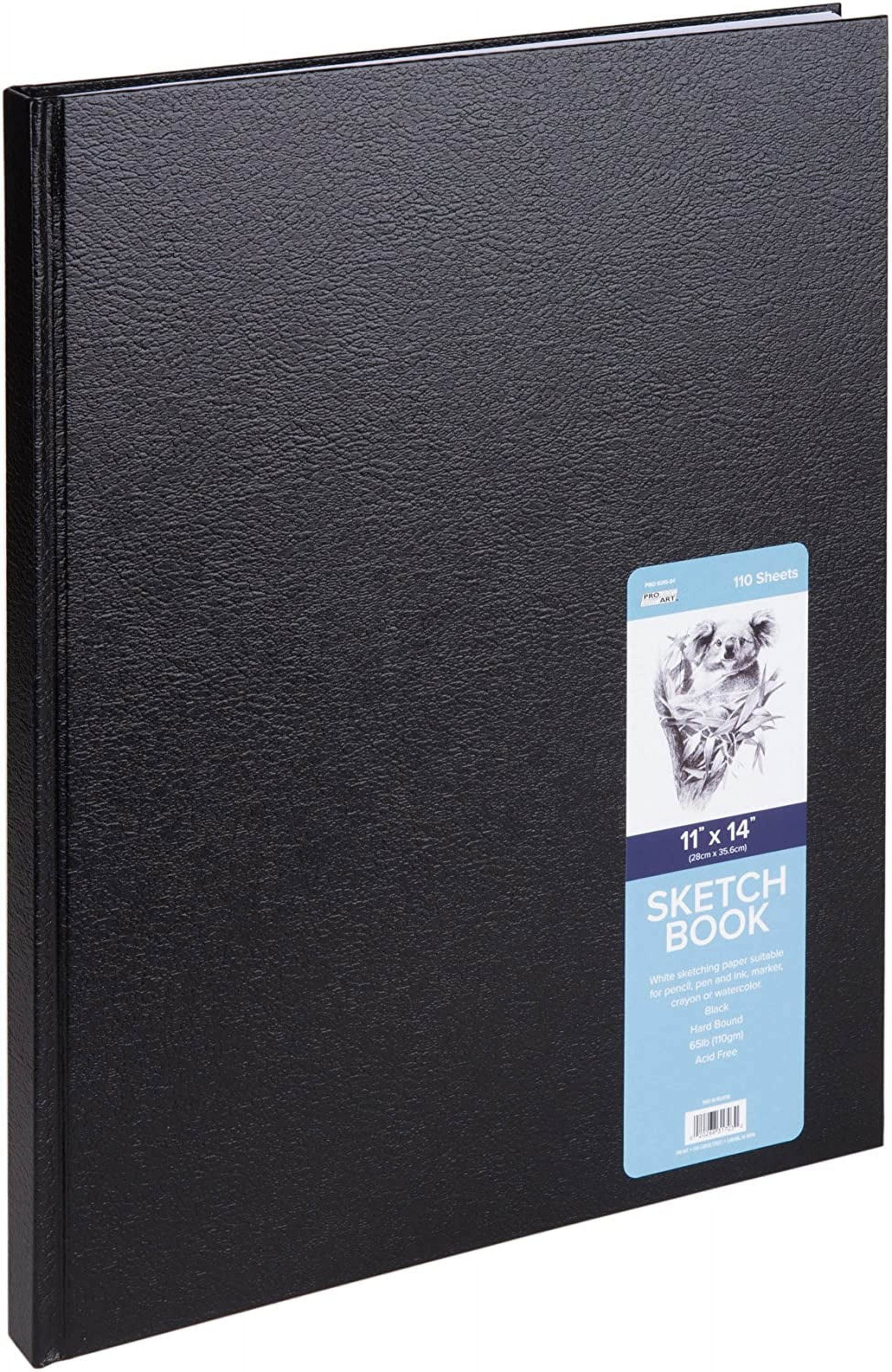 Premium Black Sketchbook - Large (8-1/2 inch x 11 inch, Micro-Perforated -  GOOD 9781441310224