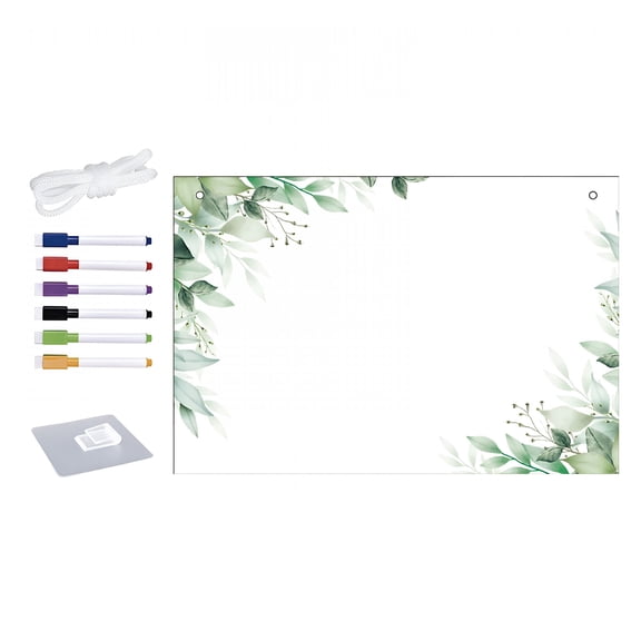 CCOCC Magnetic Dry-Erase Calendar Board Reusable Weekly/Monthly Planner with 6 Erasable Markers & Lanyard | Acrylic Organization Board for Office/Home/Dorm (Hanging & Wall Mount)