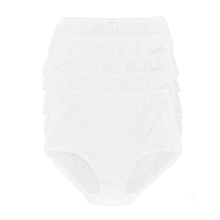 Marks and Spencer Women's Cotton Lycra Full Brief, White, 22