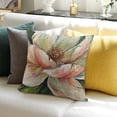 thumbnail image 3 of SHANXI Throw Pillow Covers Flowers Rose Print Cushion Cover Soft Pillow Cases for Home Sofa Bed Chair Car Office Decorative 22x22in, 3 of 5