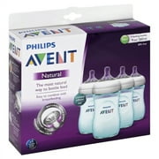 Philips AVENT Natural Bottle, Teal, 9 Ounce, 4 Count