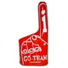 #1 Fan Hand Inflatable Team Spirit Accessory - Pack of 12 (Red)