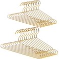 20 Pack 17.7 Inch Men'S Heavy Duty Metal Hangers, Space Saving Wire