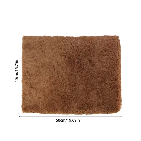 PuSpu Pet Supplies Dog Kennel Cats Cushion Fall And Winter Warm Dog Cushion Cushion Dog Bed Comfortable Cats Kennel Dog Kennel Pet Supplies Long Hair Velvet Pet Cushion