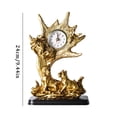 thumbnail image 3 of Animal Clock Ornament Desktop Desktop Animal Clock Clock Ornament Home Living Room Retro Cabinet Clock Ornament, 3 of 6