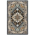 thumbnail image 2 of Safavieh Heritage York Oriental Wool Area Rug, Navy/Ivory, 3' x 5', 2 of 11