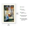 thumbnail image 2 of Small Picture of Fir Trees - From an Original Abstract Woodcut by Paul Klee c.1922 - Fine Art Rolled Canvas Print 27in x 40in, 2 of 4