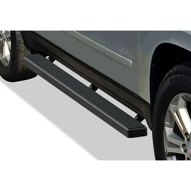 APS iBoard Running Boards 4 inches Matte Black Custom Fit 20072017