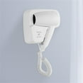 thumbnail image 4 of 1 Pcs Hotel Wall Mounted Hair Dryer,Professional Household Blow Dryer,White Bathroom Hairdryer with Stand Rack,Fast Drying，Perfect Gifts,for Salon Restroom By HXRH, 4 of 7