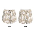 thumbnail image 3 of Gukieu Retro Bunny Flower Print Women's Sports Shorts with Drawstring Elastic Waistband for Running, Yoga, Fitness-XX-Large, 3 of 7