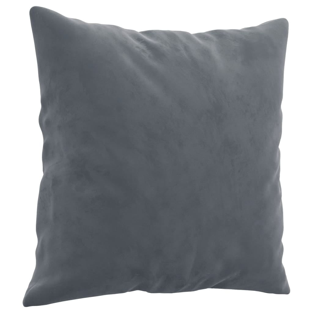 vidaXL 2-Seater Sofa with Throw Pillows Accent Loveseat for Living Room Velvet