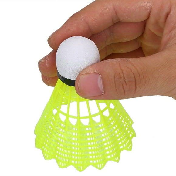 Sonew Volant en Nylon, Volant, 6 Pcs/ensemble Volant de Badminton Professionnel Accessoire d'Entraînement Sportif Extérieur