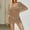 Khaki, variant on New Spring Fashion AXXD Swim Suits Cover Up for Women 2024 Bathing Suit Hollow Out Sheer Crochet Cover Ups Bikini Swimsuit Beach Loose Short Sleeve Coverup Skirt