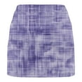thumbnail image 4 of DAETIROS Girls Purple Plaid Skort, Athletic Skirt with Built-In Shorts & Elastic Waist for Play, Soft Stretch Casual Wear Kids Sizes 4-13 Years,Size 6 T, 4 of 6
