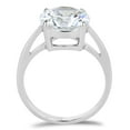 thumbnail image 3 of Luxe Jewelry Designs Women's High Polished Stainless Steel Cathedral Engagement Ring with CZ Stone -, 3 of 4