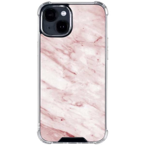 Skinit Pink Marble iPhone 14 Plus Clear Case