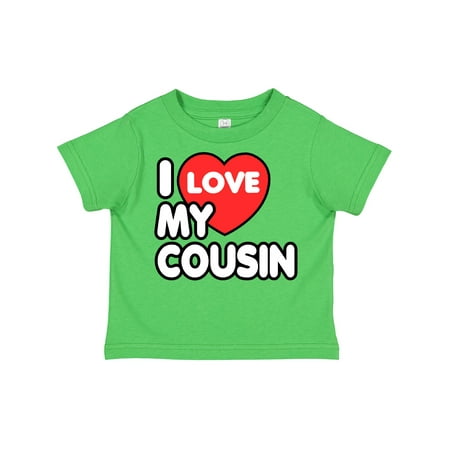 

Inktastic I Love My Cousin Gift Toddler Boy or Toddler Girl T-Shirt