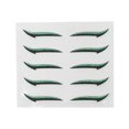 thumbnail image 1 of Autocollants pour eye-liner, autocollants colorés, réutilisables, imperméables, pour mariages et soirées dansantes, vert, 1 of 4