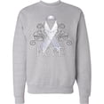 thumbnail image 2 of Inktastic Hope Lung Cancer Awareness Adult Sweatshirt, 2 of 4