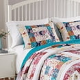 thumbnail image 1 of Harmony Teal Sham Standard, 1 of 3