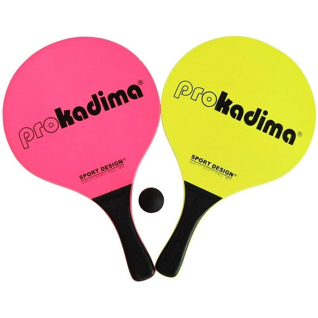 Raqueta deportiva Proco Pro Kadima, juego de palas de neón de 41 cm