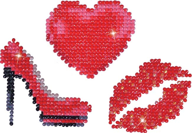 Diamond Dotz Diamond Magnets Facet Art Kit-Assorted Posh 3/Pkg