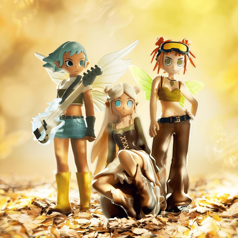 Peach Riot new punk fairy series figure model, blind box figure