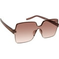 thumbnail image 3 of Circus NY by Sam Edelman Women's CC467 Shield UV400 Protective Square Fashion Sunglasses, 62mm, 3 of 6