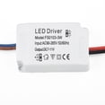 thumbnail image 2 of Goodhd AC90~265V 3~24W LED Driver Power Supply Adapter Transformer for LED Lights, 2 of 5