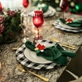 thumbnail image 4 of 6PCS Christmas Napkin Rings,Golden Christmas Napkin Holders for Table Decoration Napkin Rings for Holiday Table Decoration, 4 of 4
