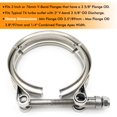 thumbnail image 3 of 304 Stainless Steel V- Exhaust Clamp Heavy Duty Bolt 1 Pack 3 Inch, 3 of 5