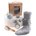 thumbnail image 1 of Set de regalo para bebés EERKEOD Newborn Essentials con manta y sonajero, 1 of 9