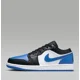 thumbnail image 1 of N I-K-E A i r-Jor-dan 1 Low Sneakers Shoes White/Black/Royal Blue 553558-140 US 7-12, 1 of 6
