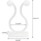 thumbnail image 2 of 400 Pieces Climbing Plant Support Clip, Wall Plant Clip, Vine Wall Clip, Clip For Climbing Plants -white, 2 of 4