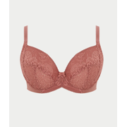 Sculptresse by Panache ROSE GOLD Estel Plunge Underwire Bra, US 36M, UK 36J