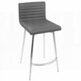 thumbnail image 4 of Modern Solid Wood Dining Chairs - 2-Pack with Stainless Steel Base and Tufted Seat, 4 of 5