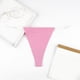 thumbnail image 2 of Ropa interior sin costuras de seda helada para mujer, cintura baja - Poliéster, transparente/fino, transpirable, lavado a mano, tallas S/M/L, 2 of 3