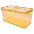 thumbnail image 4 of OUNONA  Fruit Containers For Fridge Bread Storage Airtight Loaf Breadbox Yellow, 4 of 8