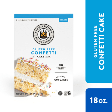 (3 pack) King Arthur Confetti Cake Mix, Gluten Free, 18 Oz - Walmart.com