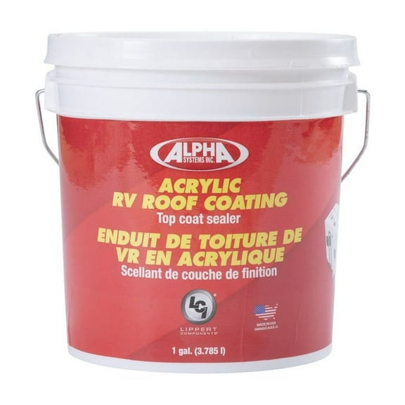 Lippert Components 8624011 gal Acrylic Roof Coating, White